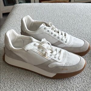 Sam Edelman White and Gray Women’s Sneakers Size 13